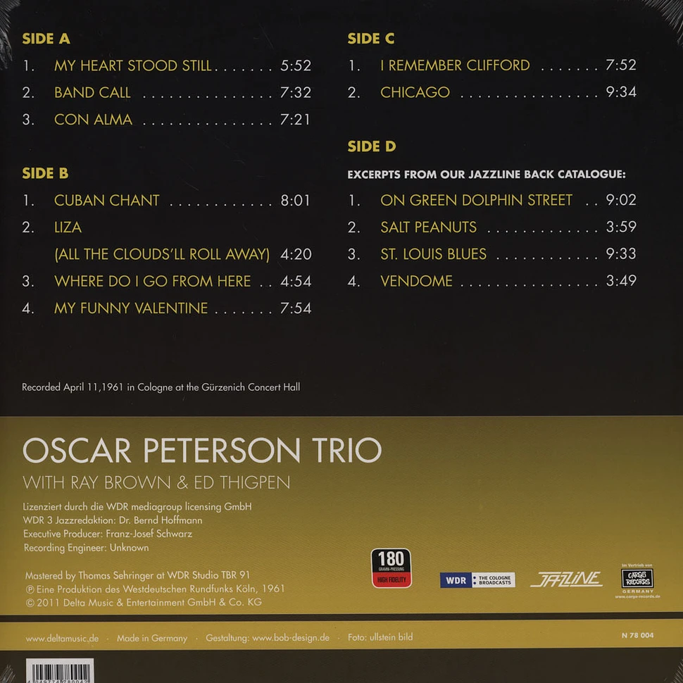 Oscar Peterson Trio With Ray Brown & Ed Thigpen - 1961 Cologne