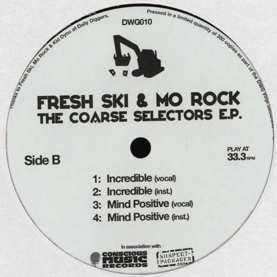 Fresh Ski & Mo Rock - The Coarse Selectors EP