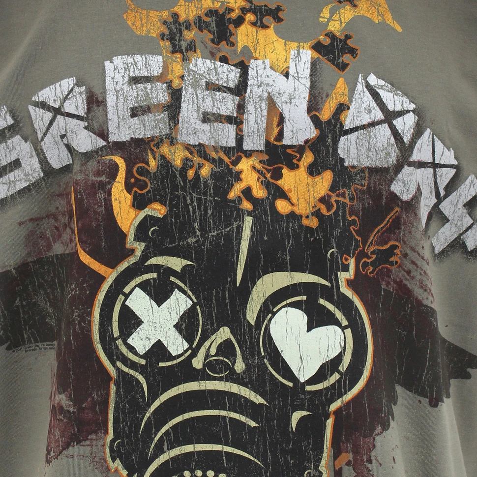 Green Day - Fire Mask T-Shirt