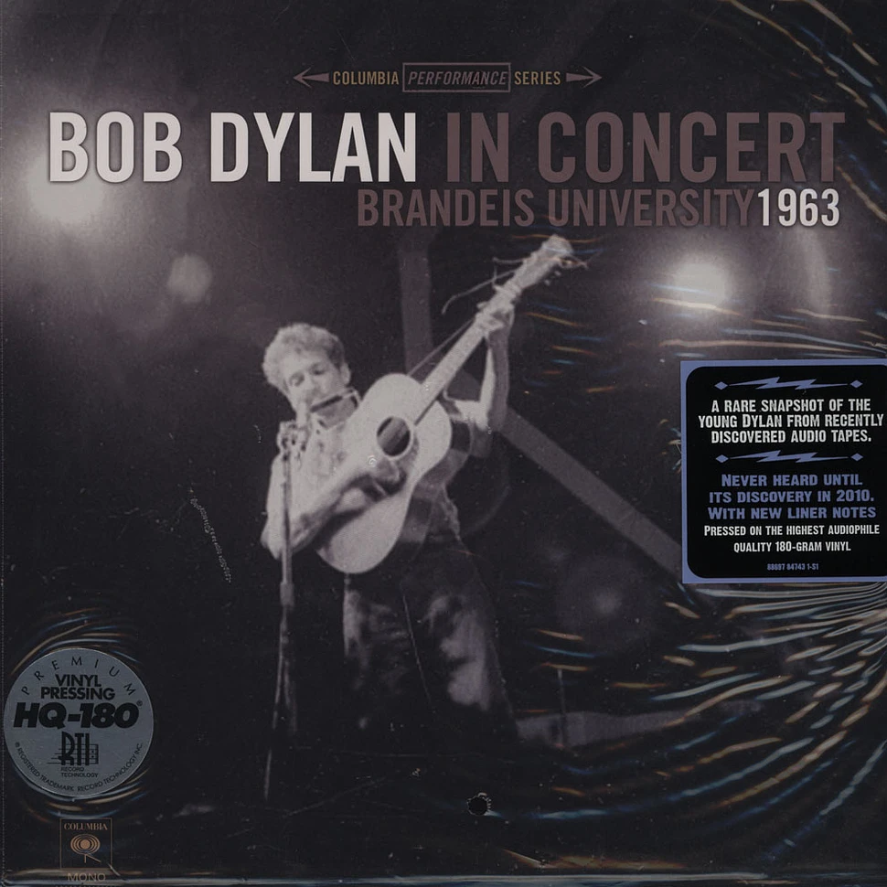 Bob Dylan - Bob Dylan In Concert: Btandeis University 1963