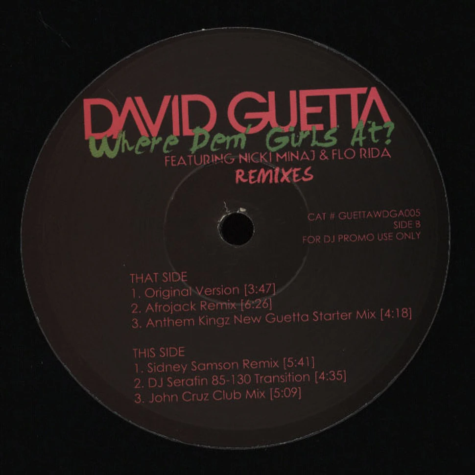 David Guetta - Where Dem Girls At