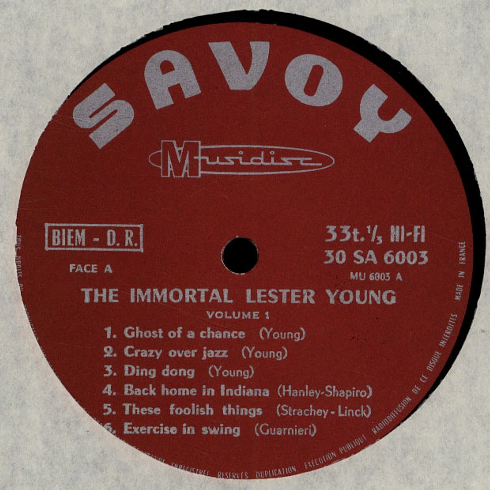Lester Young - The Immortal Lester Young Vol.1