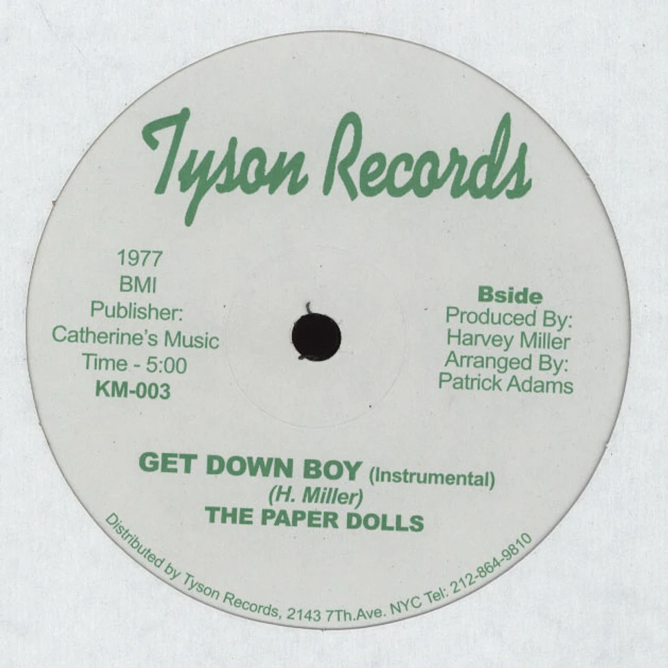 The Paper Dolls - Get Down Boy
