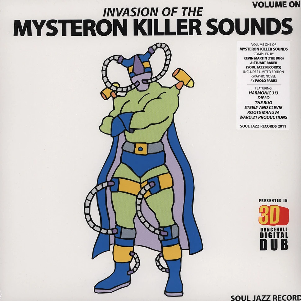 Kevin Martin (The Bug) & Stuart Baker (Soul Jazz Records) - Invasion of the Killer Mysteron Sounds in 3-D LP 1