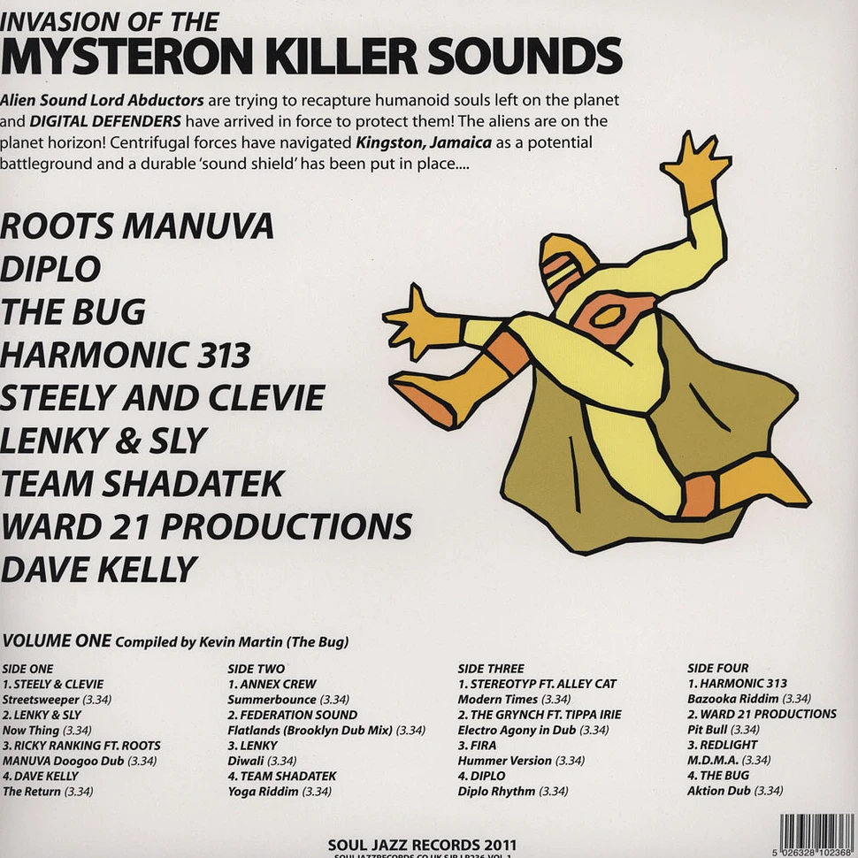 Kevin Martin (The Bug) & Stuart Baker (Soul Jazz Records) - Invasion of the Killer Mysteron Sounds in 3-D LP 1