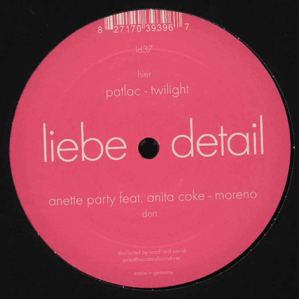 Anette Party / Patlac - Moreno / Twilight