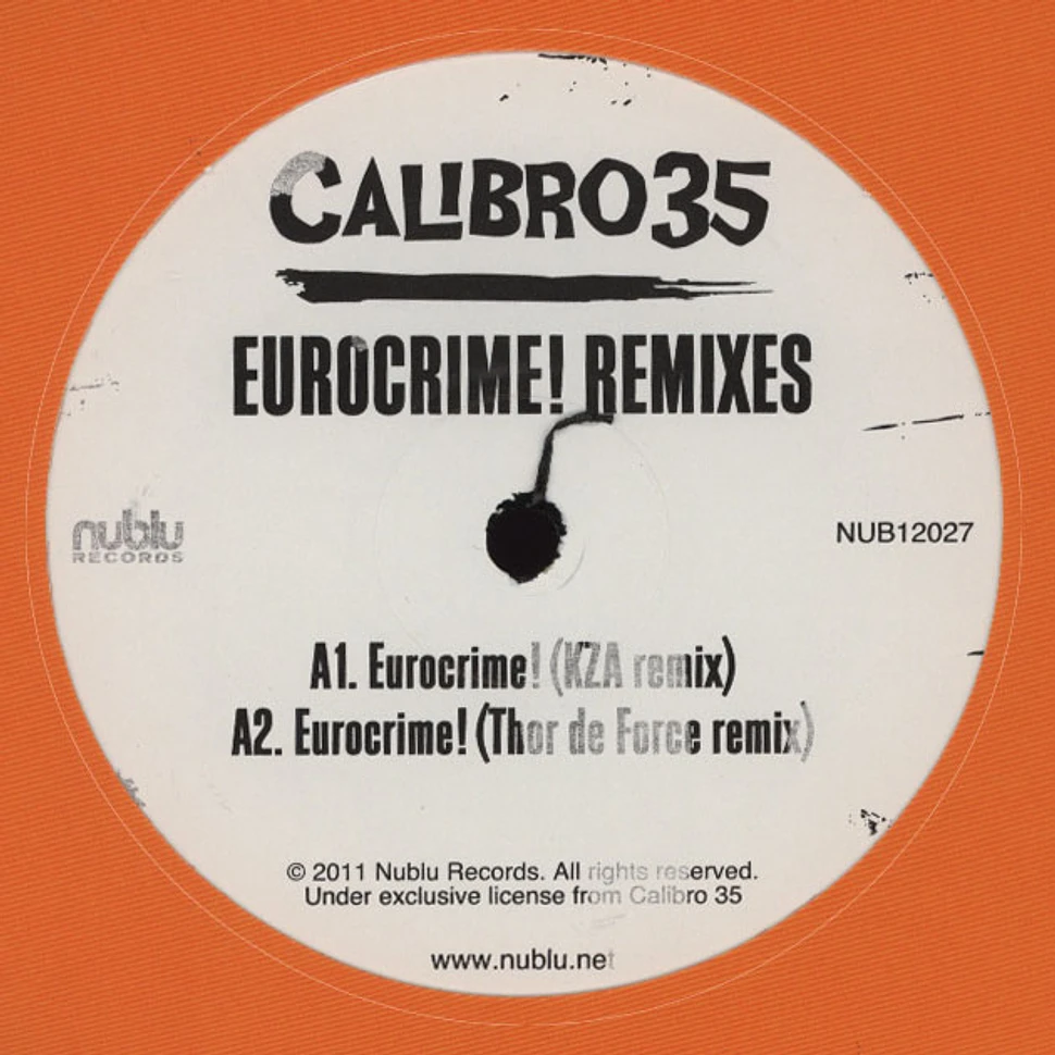 Calibro 35 - Eurocrime! Remixes EP
