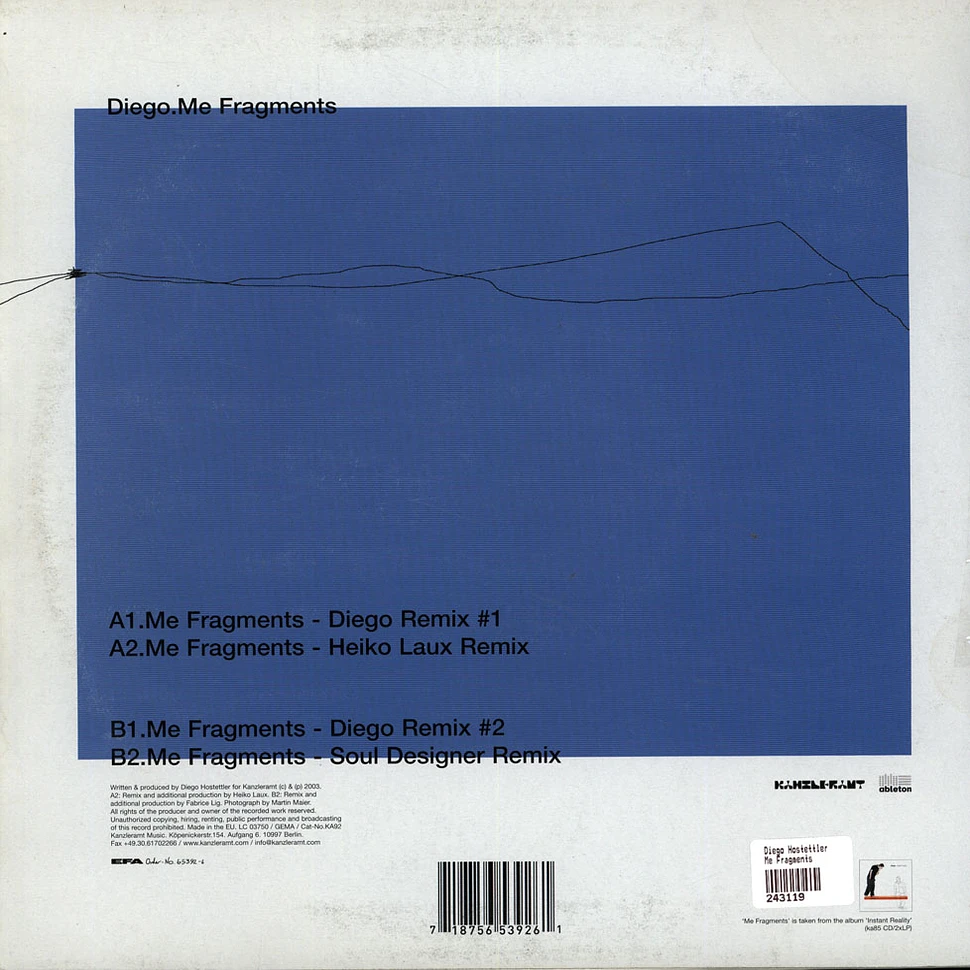 Diego Hostettler - Me Fragments