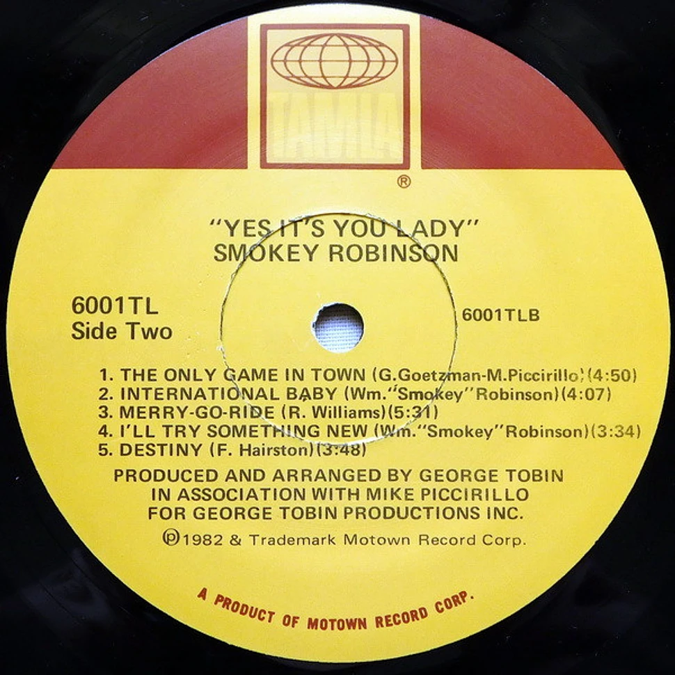 Smokey Robinson - Yes It's You Lady