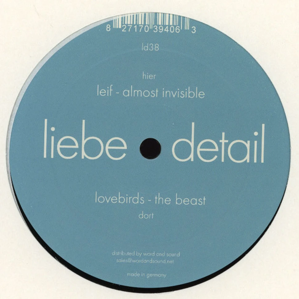 Lovebirds / Leif - The Beast/ Almost Invisible