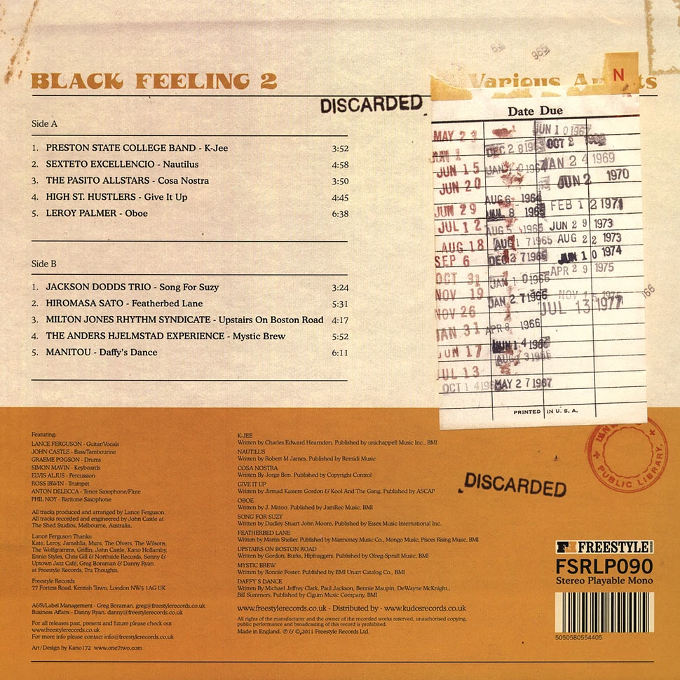 V.A. - Black Feeling: Volume Two