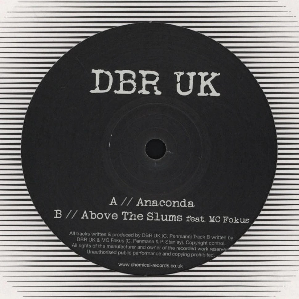 DBR UK - Ananconda / Above The Slums