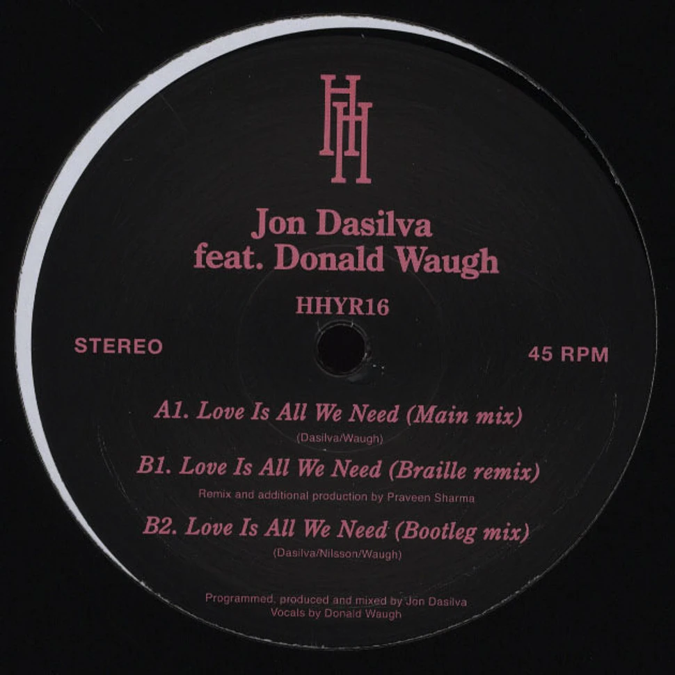 Jon Dasilva - Love Is All We Need