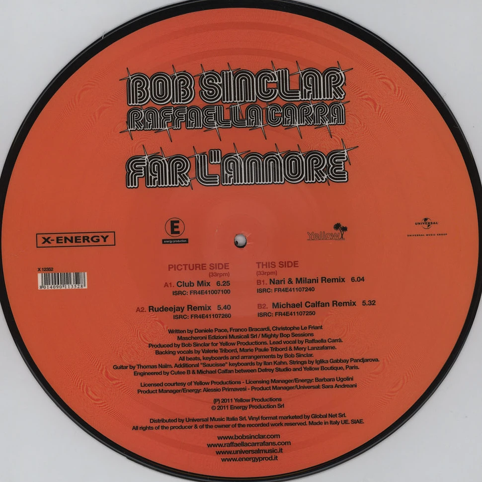 Bob Sinclar - Far L'Amore Feat. Raffaella Carra