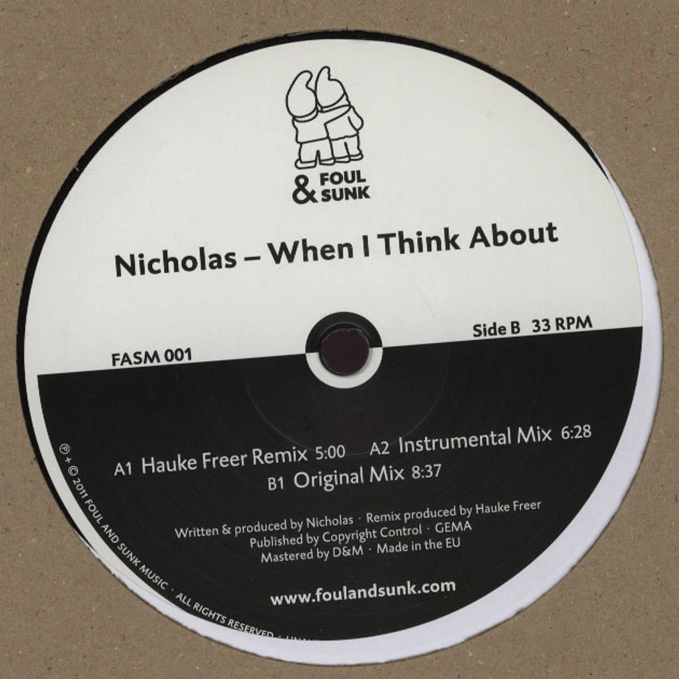 Nicholas - When I Think About