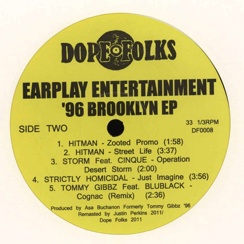 Earplay Entertainment - 96 Brooklyn EP