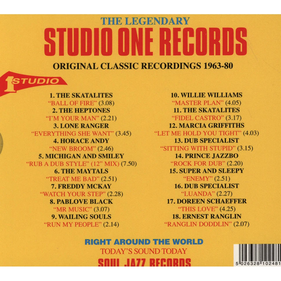 V.A. - The Legendary Studio One Records - Original Classic Recordings 1963-80