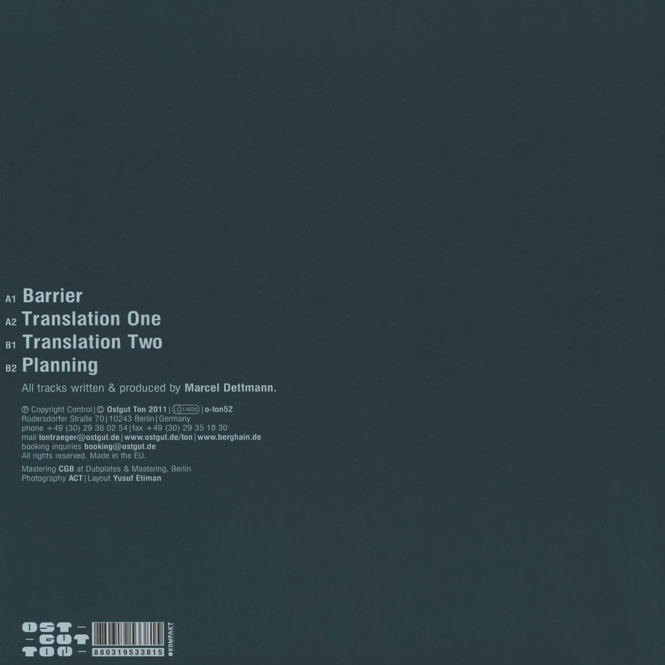 Marcel Dettmann - Translation EP