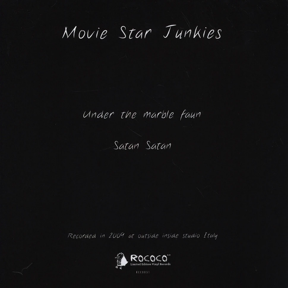 Movie Star Junkies - Under The Marble Faun