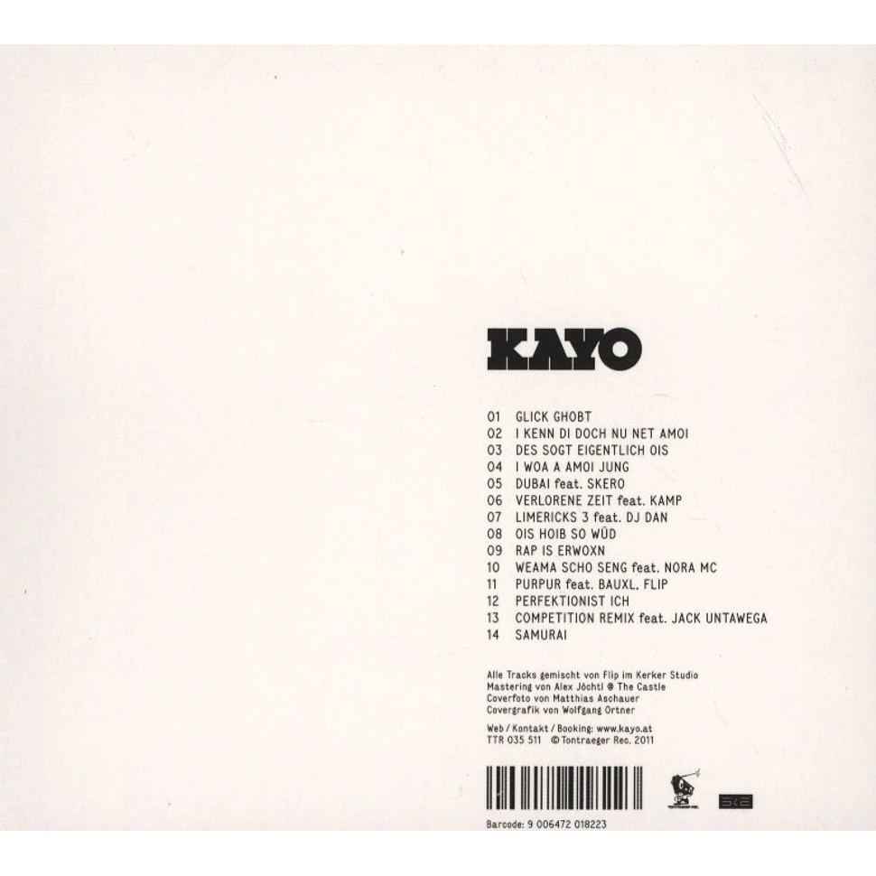 Kayo - Des Sogt Eigentlich Ois