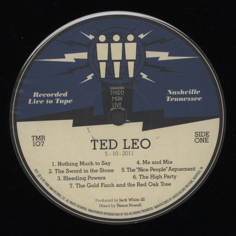 Ted Leo - Third Man Live