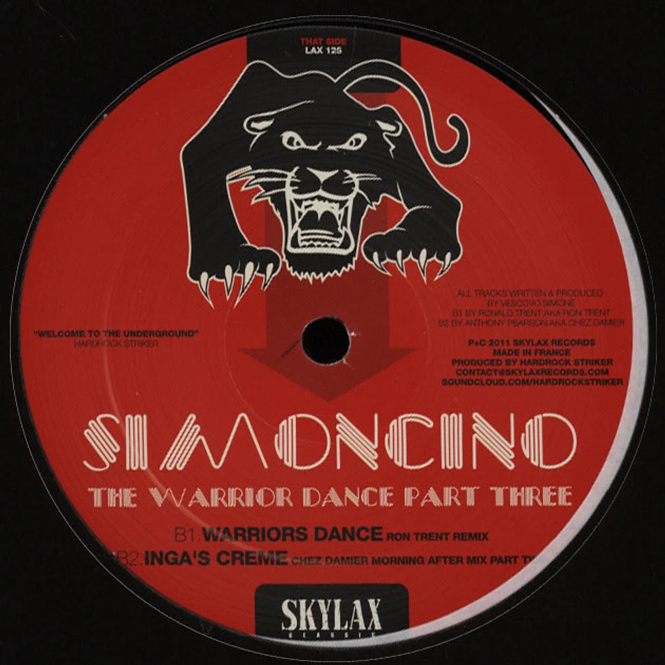 Simoncino - Warriors Dance Part 3 Ron Trent & Chez Damier Remixes