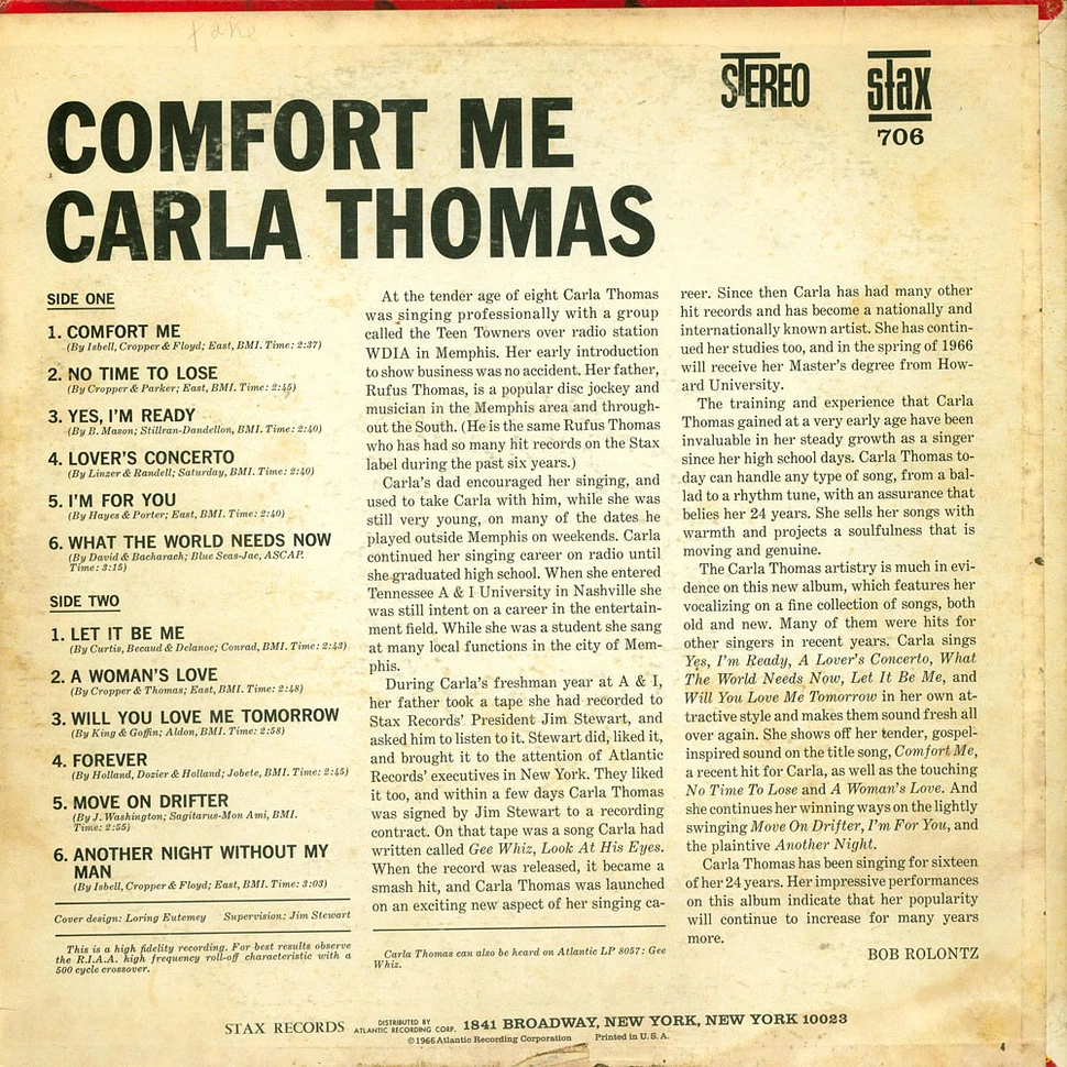 Carla Thomas - Comfort Me