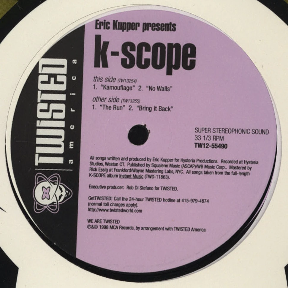 Eric Kupper Presents K-Scope - K-Scope 4