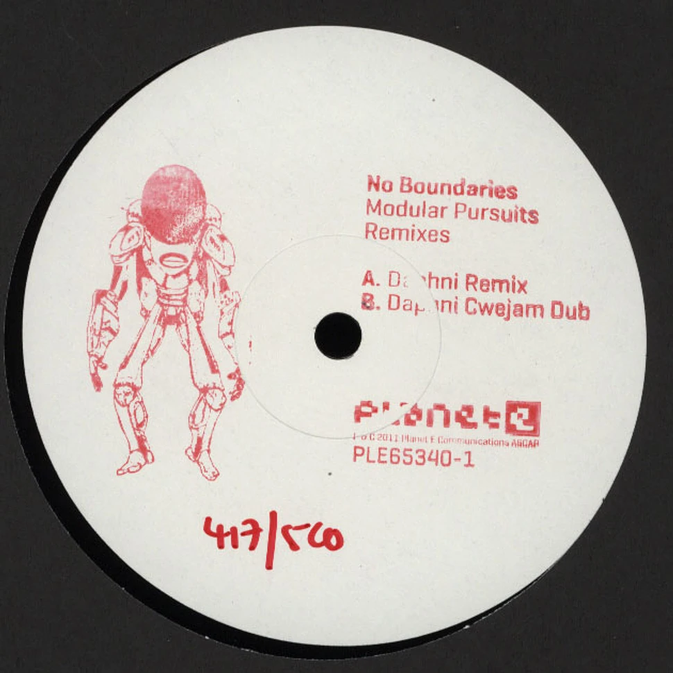 No Boundaries - Modular Pursuits Daphni Remixes