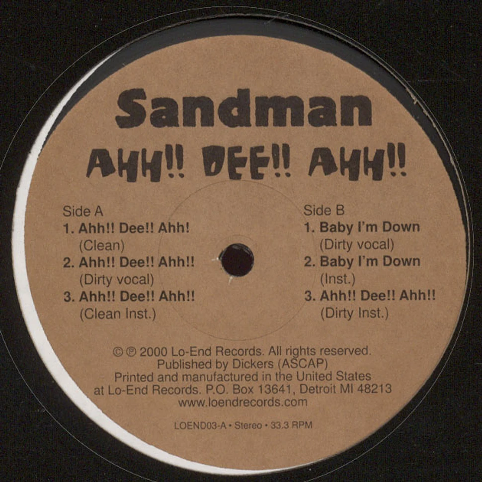 Sandman - Ahh!! Dee!! Ahh!!