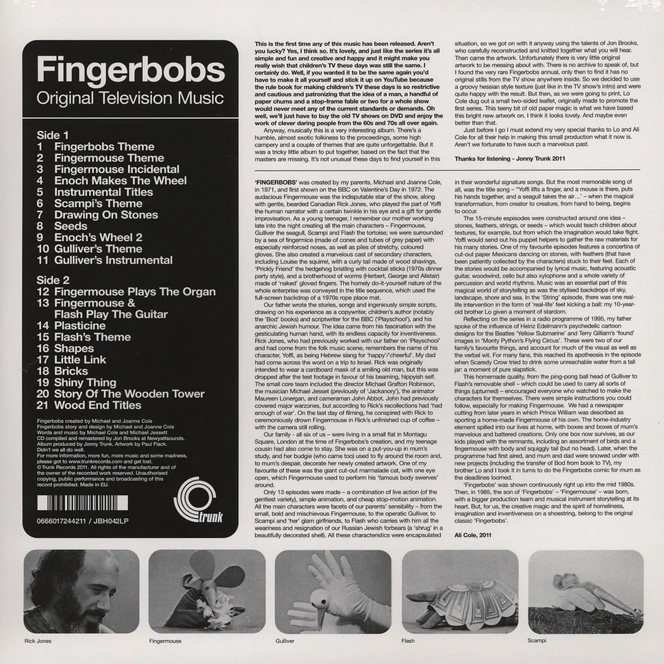 Rick Jones - Fingerbobs: Original Television Music