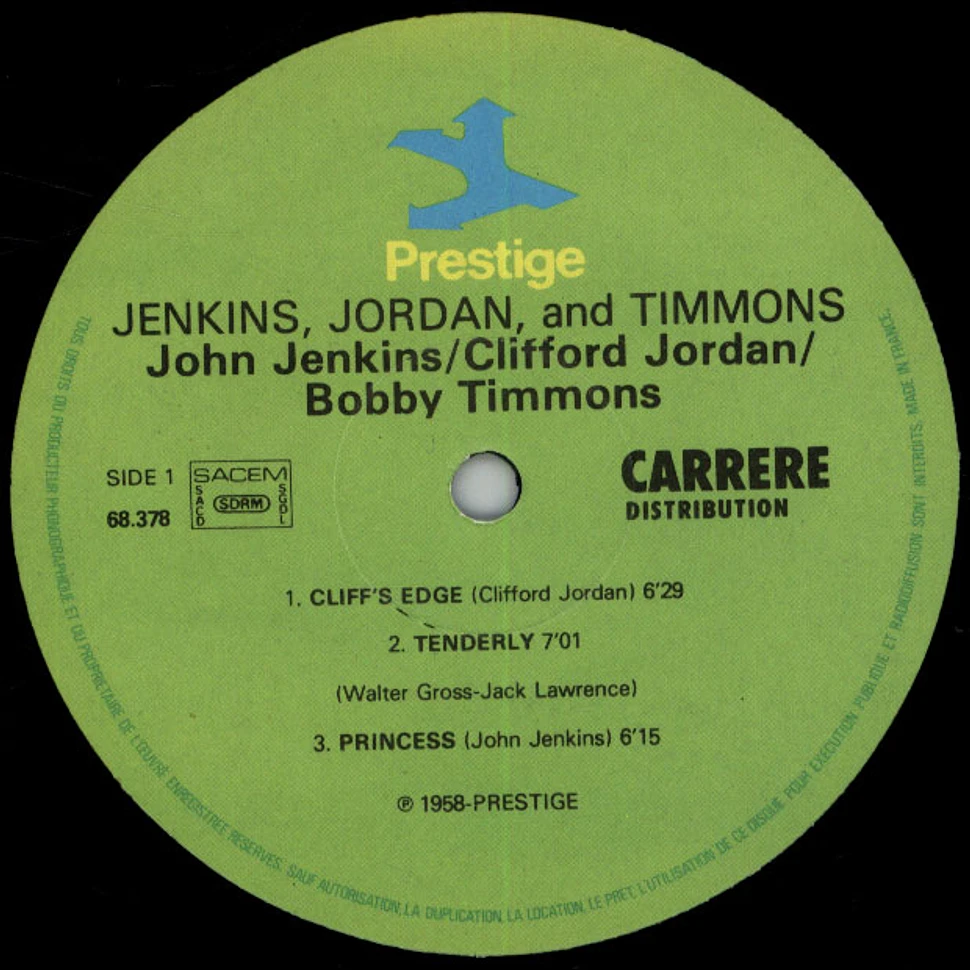John Jenkins / Clifford Jordan / Bobby Timmons - Jenkins, Jordan & Timmons
