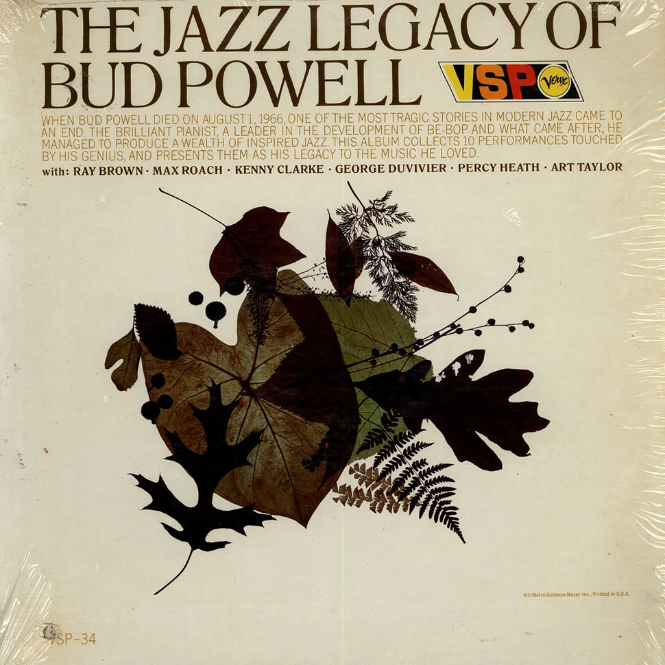 Bud Powell - The Jazz Legacy Of Bud Powell