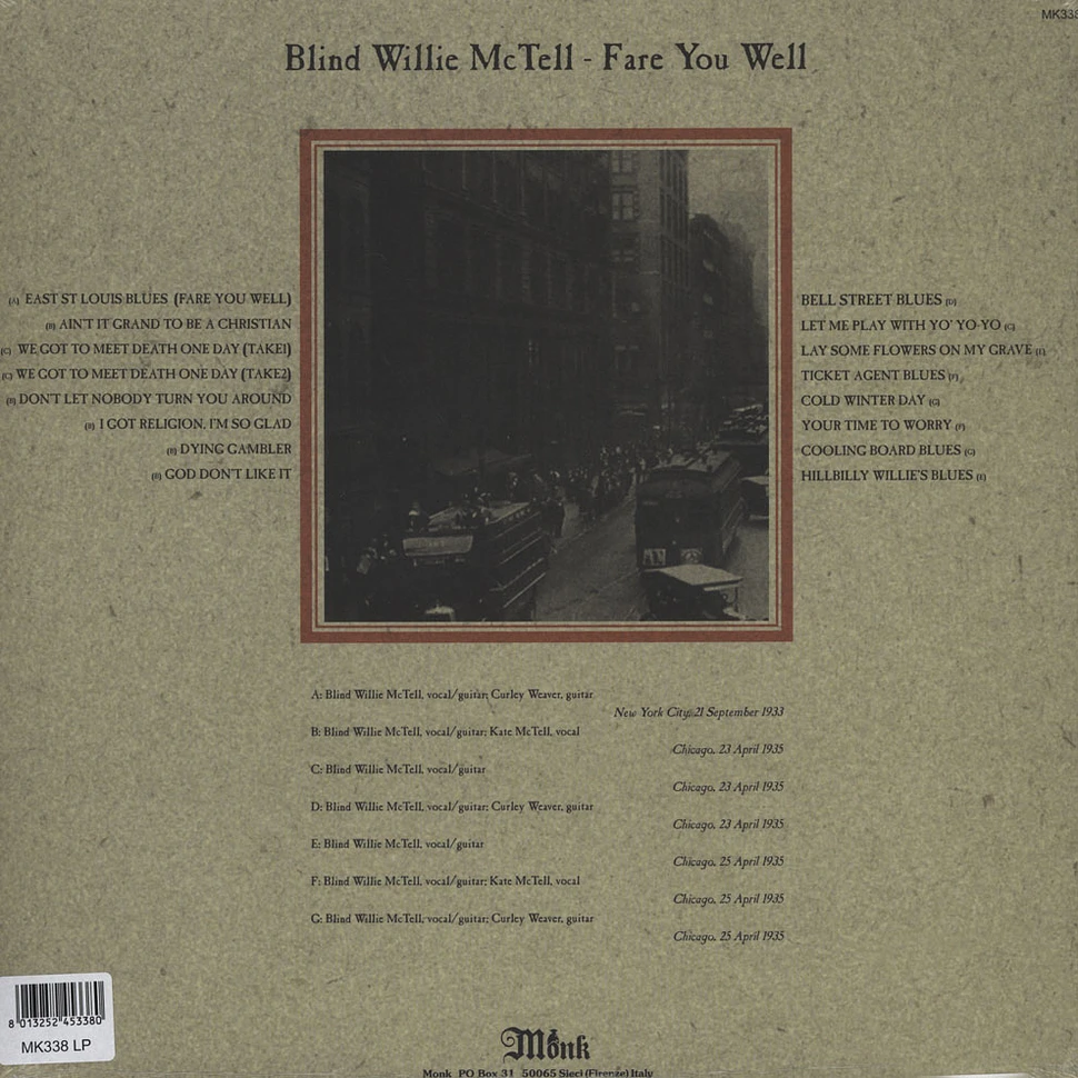 Blind Willie McTell - Fare You Well