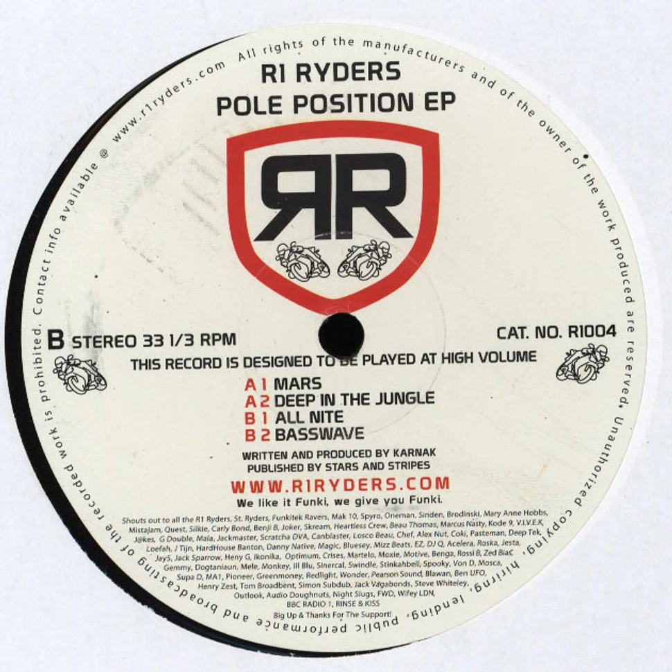 R1 Ryders - Pole Position EP