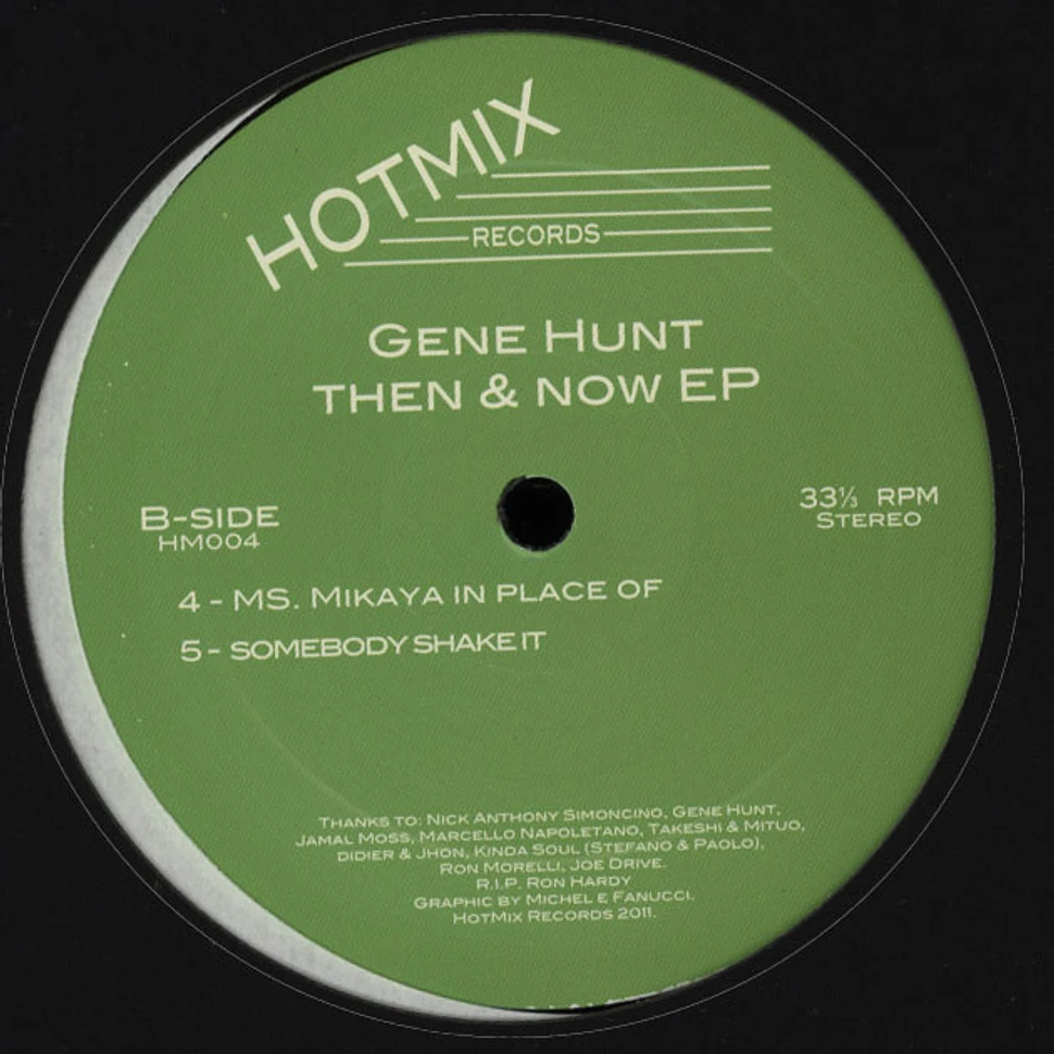 Gene Hunt - Then & Now