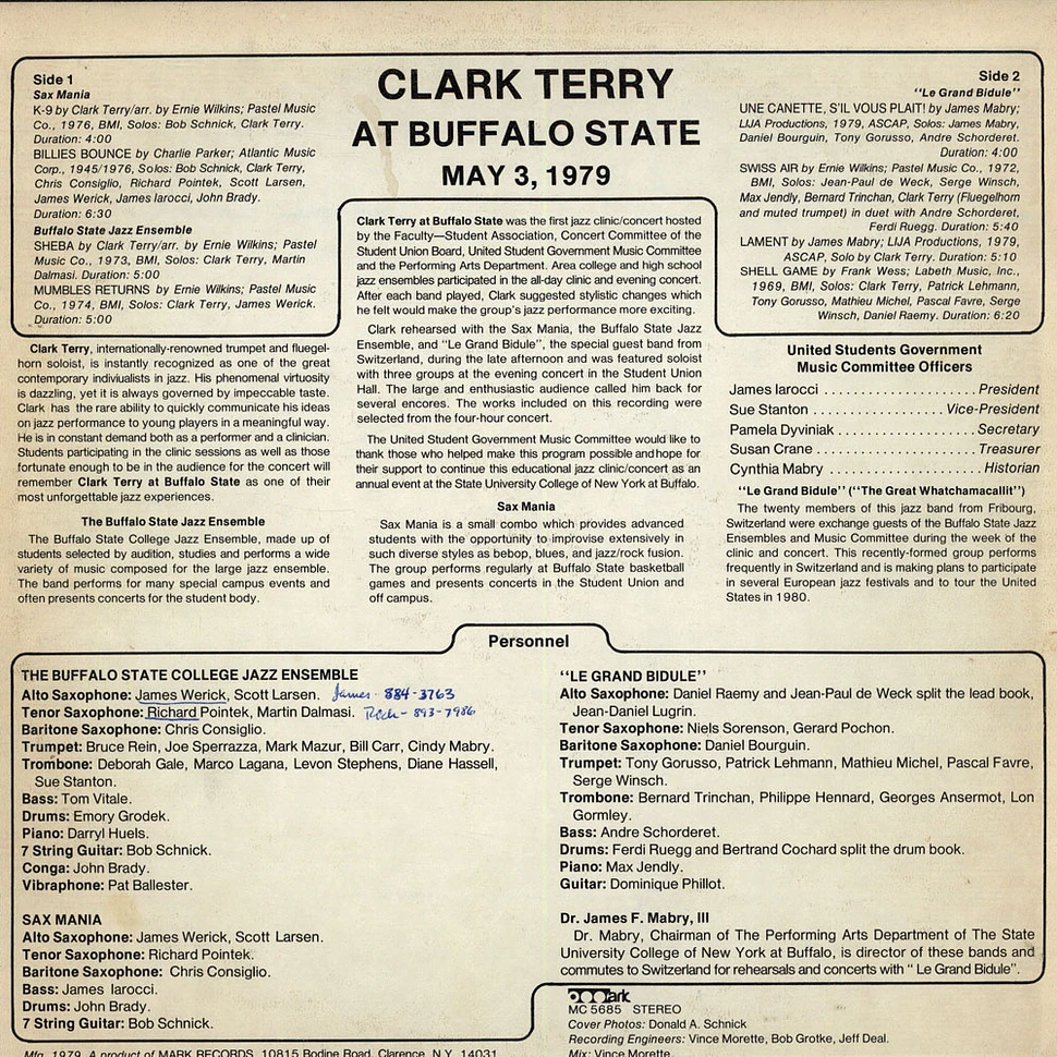 Clark Terry - Clark Terry At Buffalo State