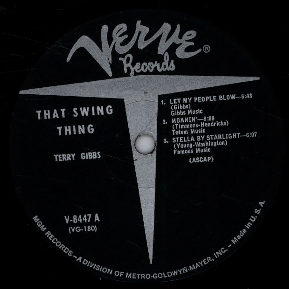 Terry Gibbs Quartet - That Swing Thing!