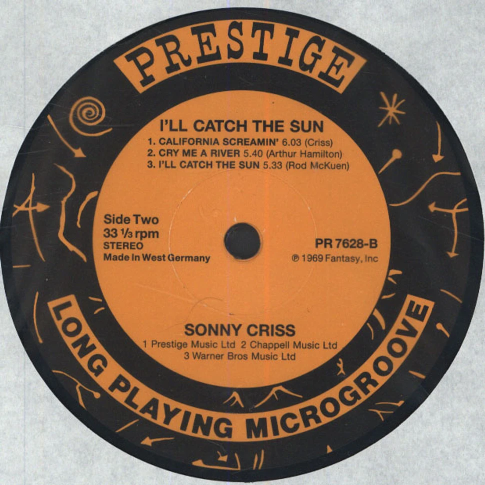 Sonny Criss - I'll Catch The Sun!