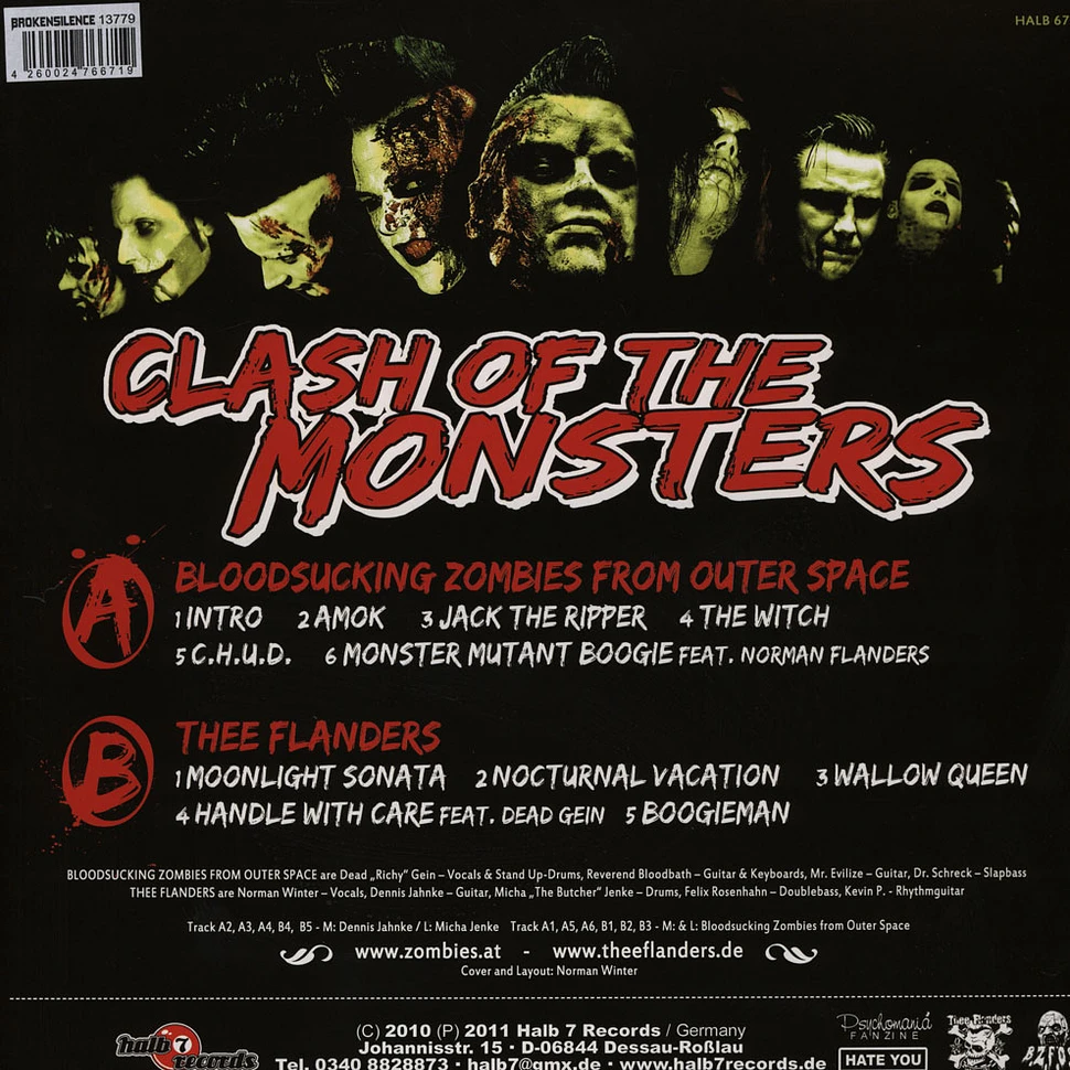 Bloodsucking Zombies From Outer Space / Flanders, The - Clash Of The Monsters