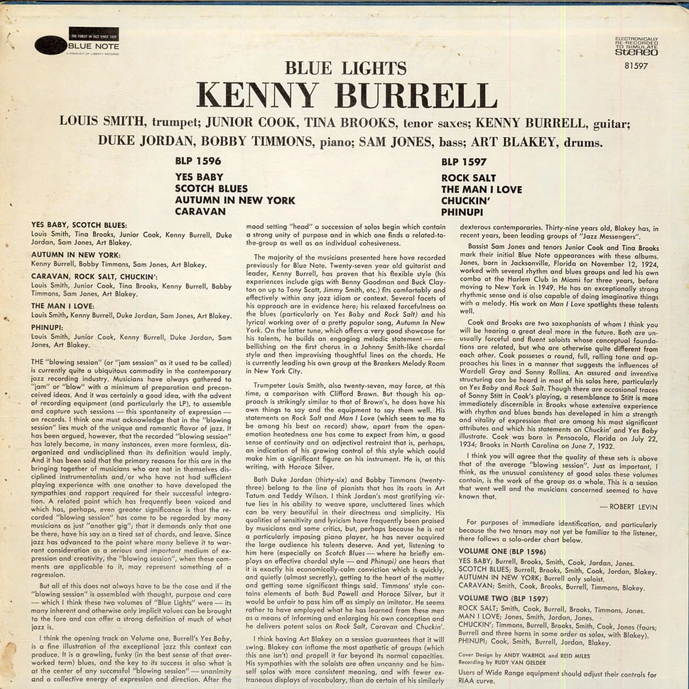 Kenny Burrell - Blue Lights Volume 2