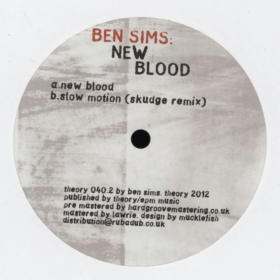 Ben Sims - New Blood