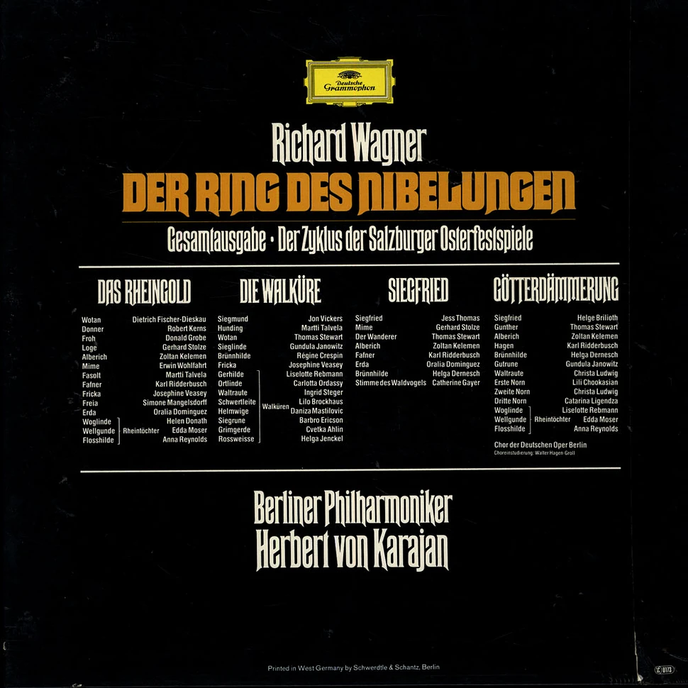 Richard Wagner / Herbert von Karajan / Berliner Philharmoniker - Der Ring Der Nibelungen (Gesamtausgabe)