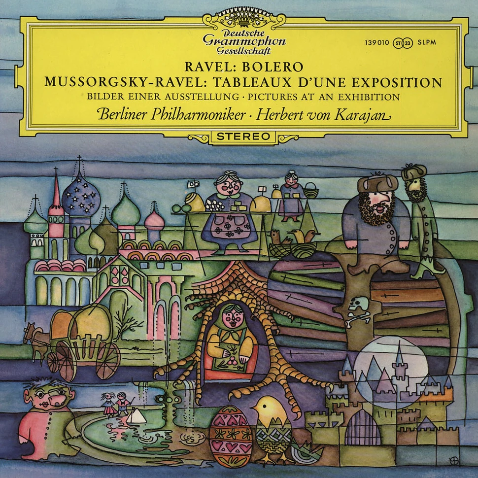 Maurice Ravel / Modest Mussorgsky - Maurice Ravel – Berliner Philharmoniker · Herbert von Karajan - Bolero / Tableaux D'une Exposition (Bilder Einer Ausstellung · Pictures At An Exhibition)