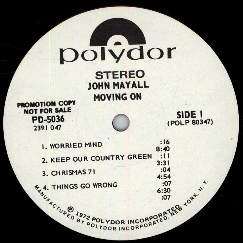 John Mayall - Moving On