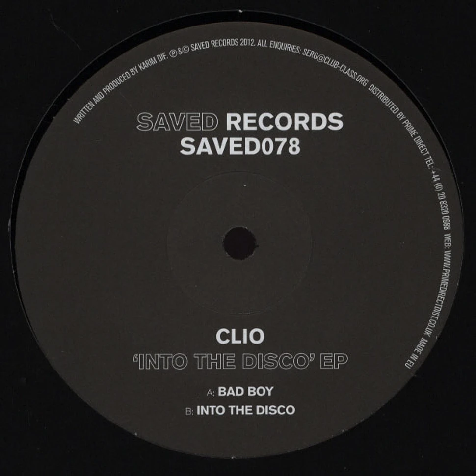 Clio - Into The Disco EP