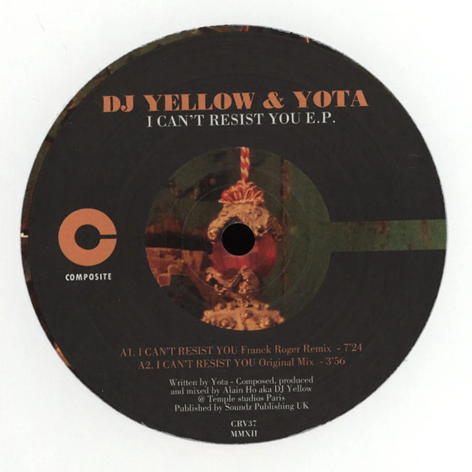 DJ Yellow & Yota - I Can't Resist You EP