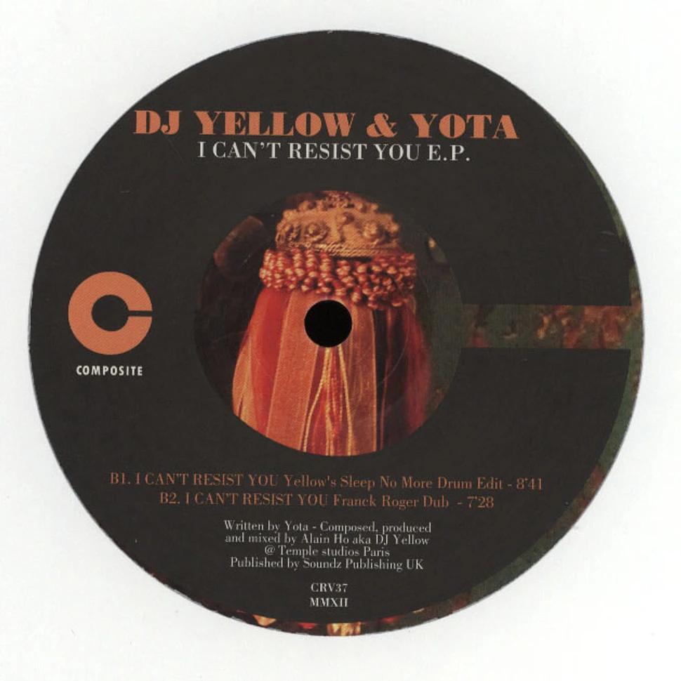 DJ Yellow & Yota - I Can't Resist You EP