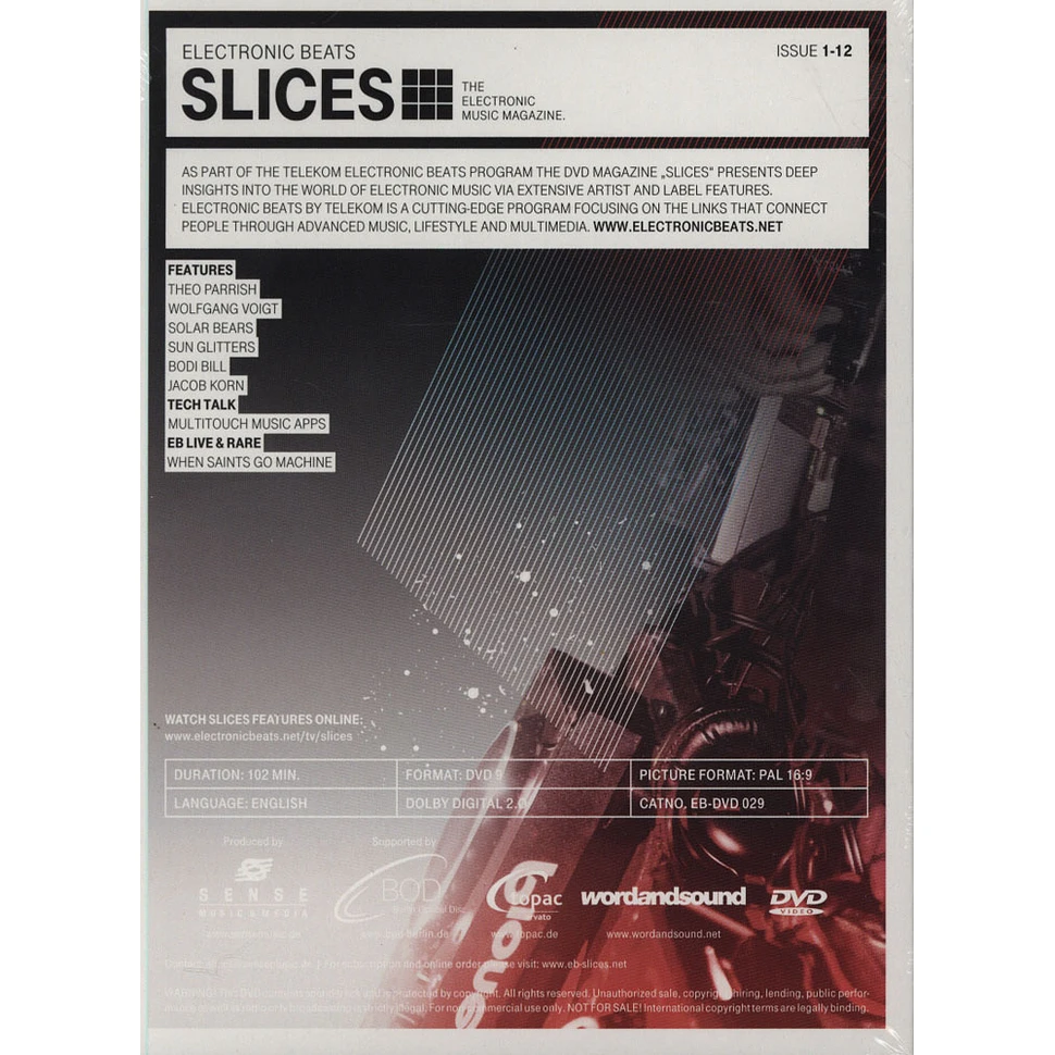 Slices - The Electronic Music Magazine. Issue 1-12