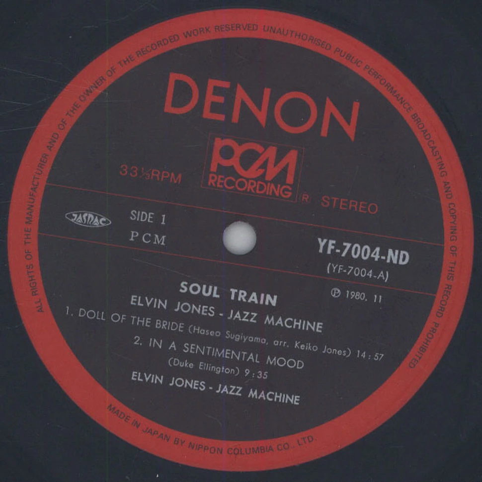Elvin Jones - Jazz Machine - Soul Train